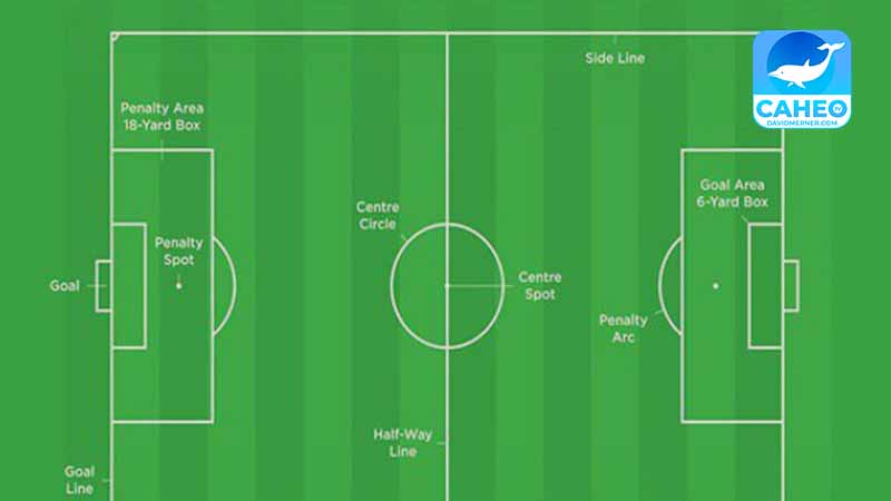 Luật bóng đá 7 người quy định thế nào về kích thước sân